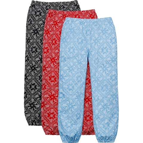 Supreme Bandana Track Pant - $128.00