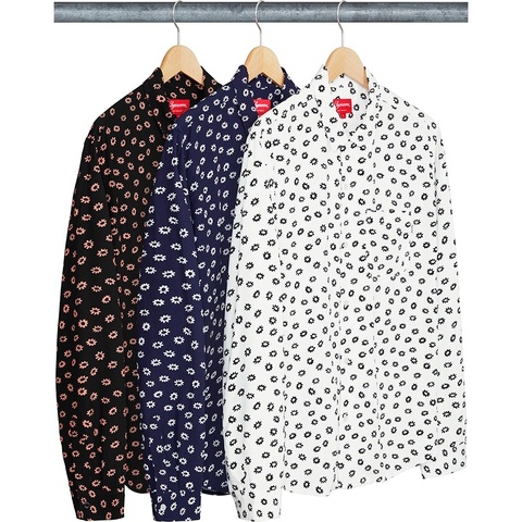 Flowers L/S Rayon Shirt - spring/summer 2018 - Supreme