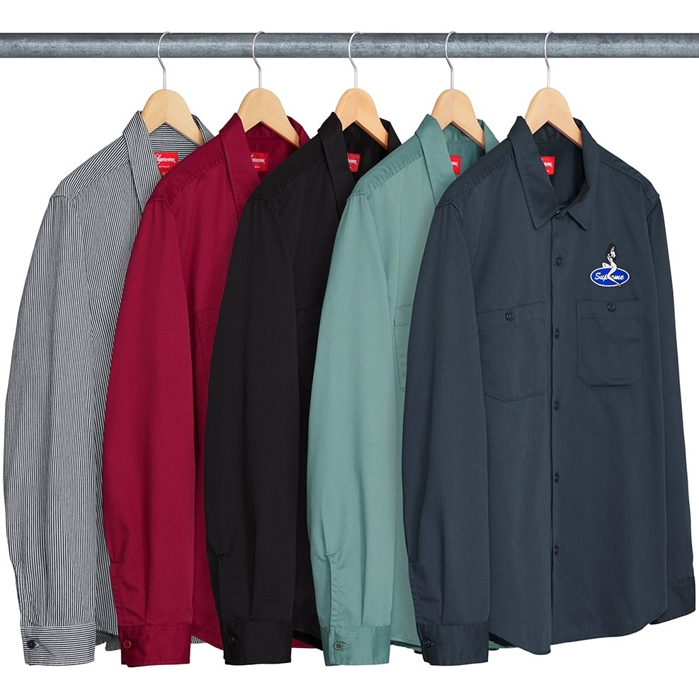Pin Up Work Shirt - spring/summer 2018 - Supreme