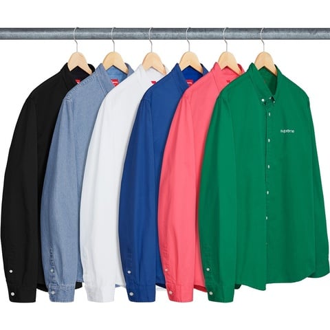 Supreme Washed Twill Shirt - $128.00