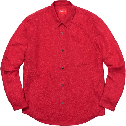 Supreme Floral Silk Jacquard Shirt - Colorway