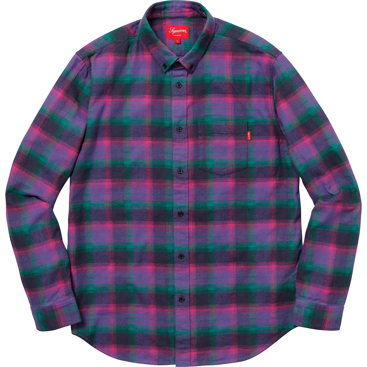 Supreme Tartan Flannel Shirt (SS18) - $118