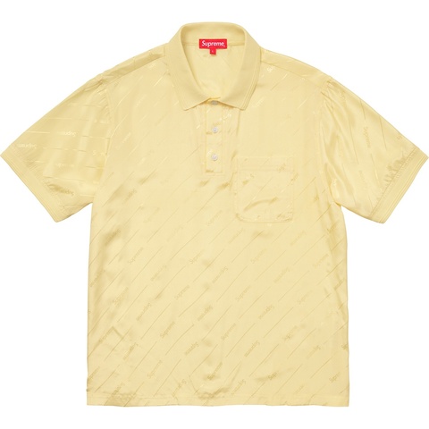 Supreme Jacquard Logo Silk Polo - Colorway