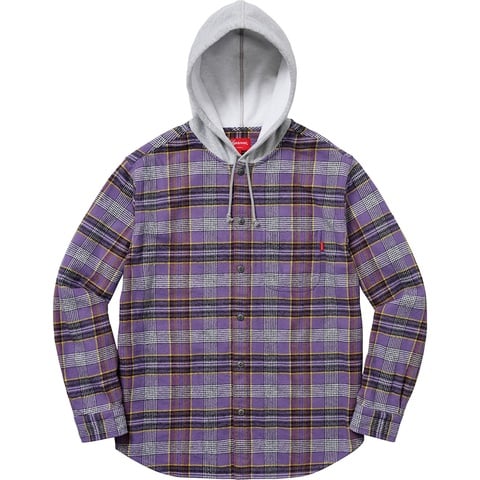 Hooded Plaid Flannel Shirt - spring/summer 2018 - Supreme