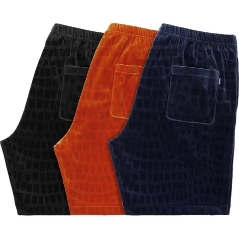 Supreme Croc Velour Short - $110.00