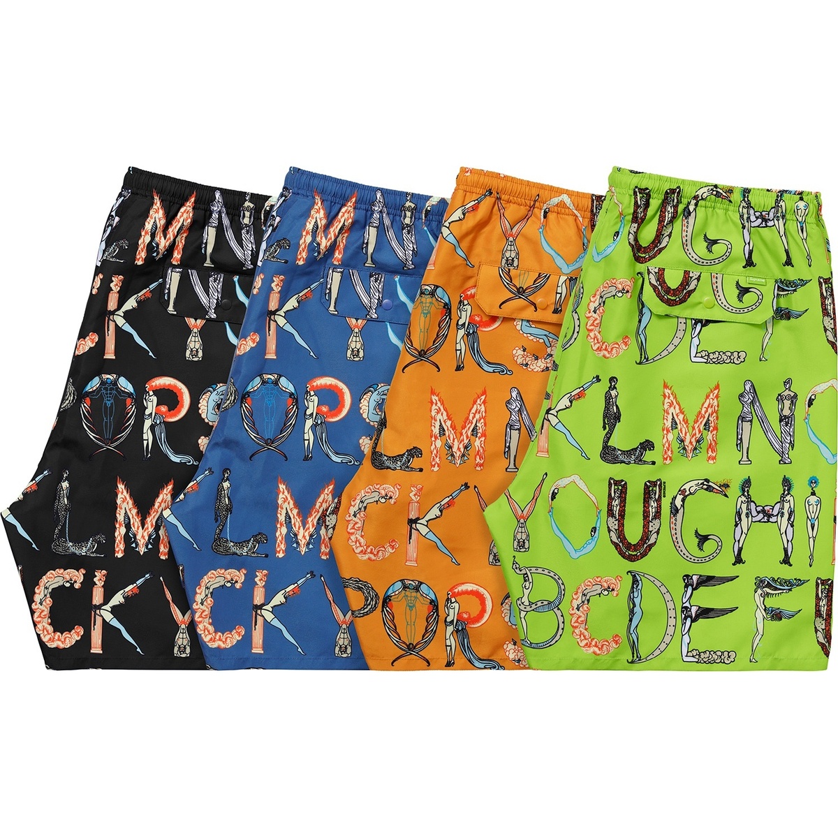 Supreme alphabet Water Shorts XL 海パン Alphabet Water Short - spring/summer 2018 - Supreme