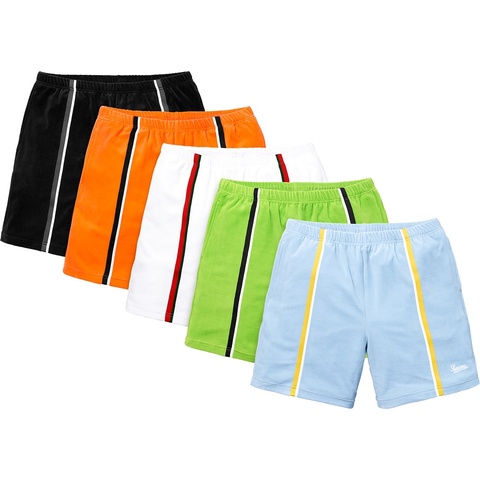 Supreme Velour Warm Up Short - $110.00