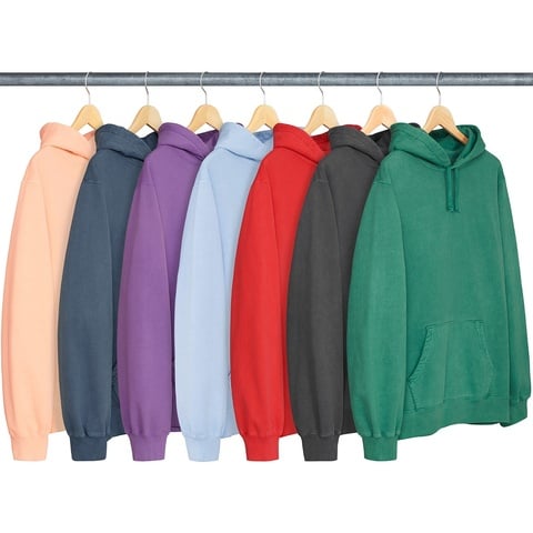 Overdyed Hooded Sweatshirt - spring/summer 2018 - Supreme
