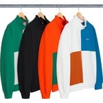 Supreme Color Blocked Half Zip Sweatshirt (SS18)