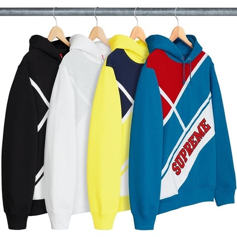 Diagonal Hooded Sweatshirt - spring/summer 2018 - Supreme