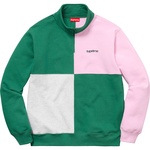 Supreme Color Blocked Half Zip Sweatshirt (SS18)