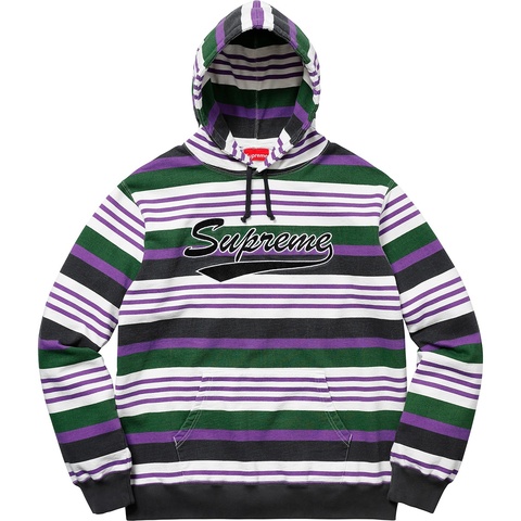 Striped Hooded Sweatshirt - spring/summer 2018 - Supreme Striped Hooded Sweatshirt - spring/summer 2018 - Supreme