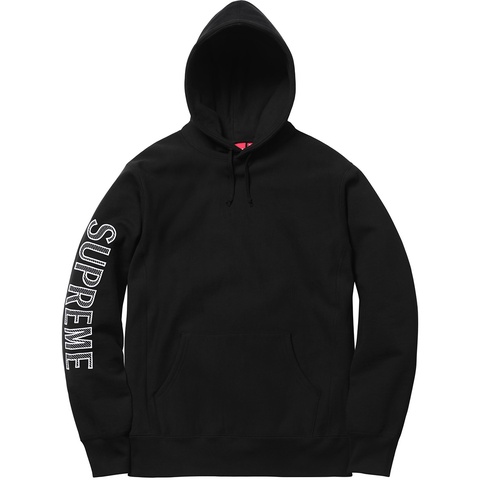 Supreme Sleeve Embroidery Hooded Sweatshirt - Colorway