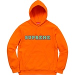 Supreme Cord Collegiate Logo Hooded Sweatshirt (SS18)