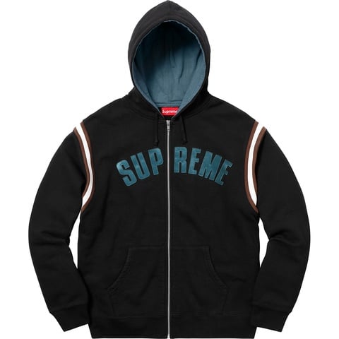 Supreme Jet Sleeve Zip Up Hooded Sweatshirt - Colorway