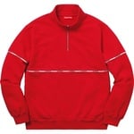 Supreme Logo Piping Half Zip Sweatshirt (SS18)