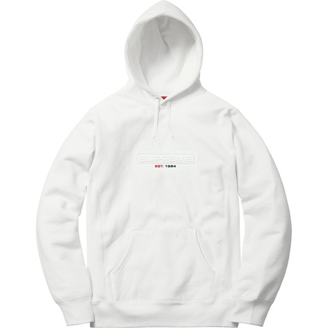 Supreme Embossed Logo Hooded Sweatshirt - Colorway