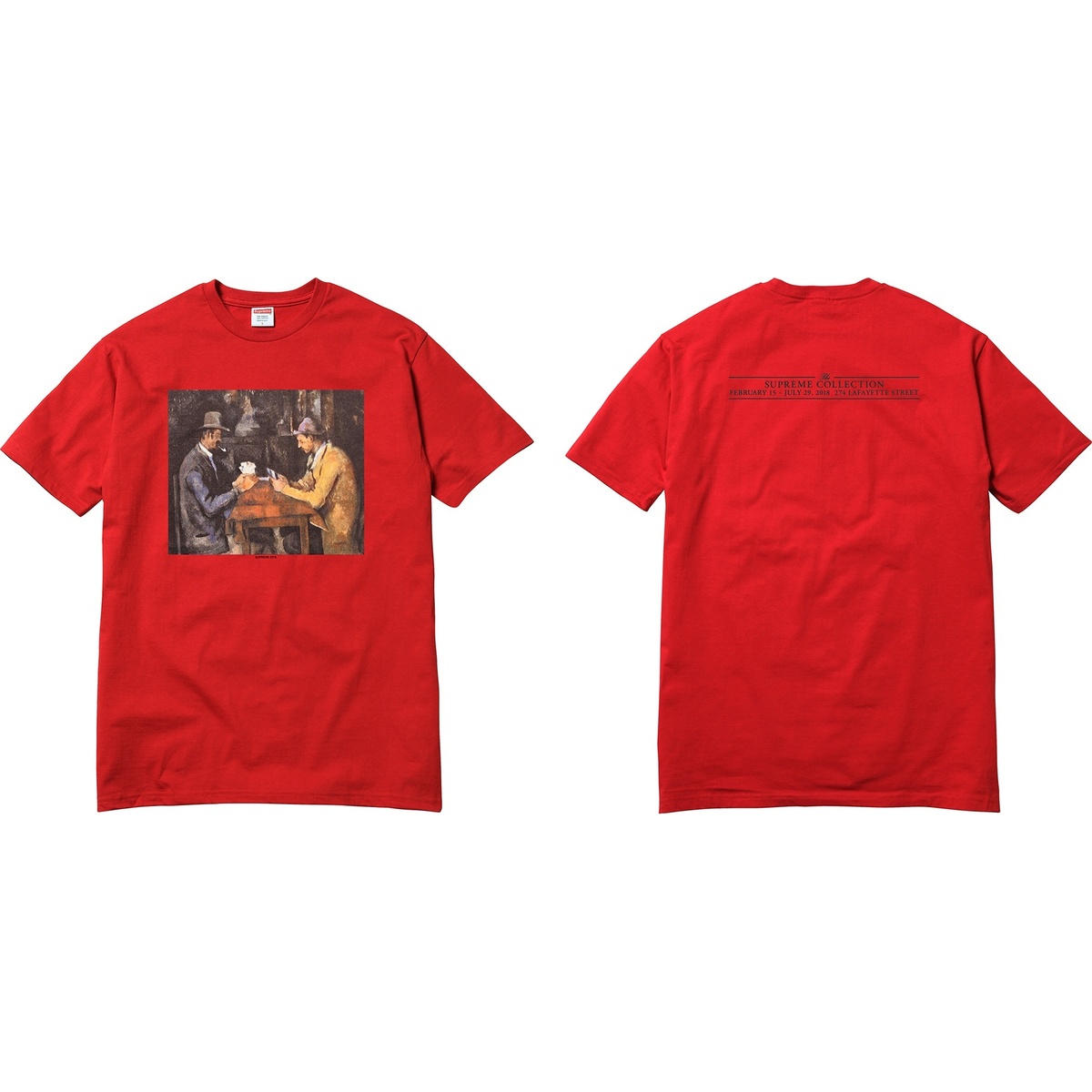 Supreme Cards Tee (spring/summer 2018) - $36.00