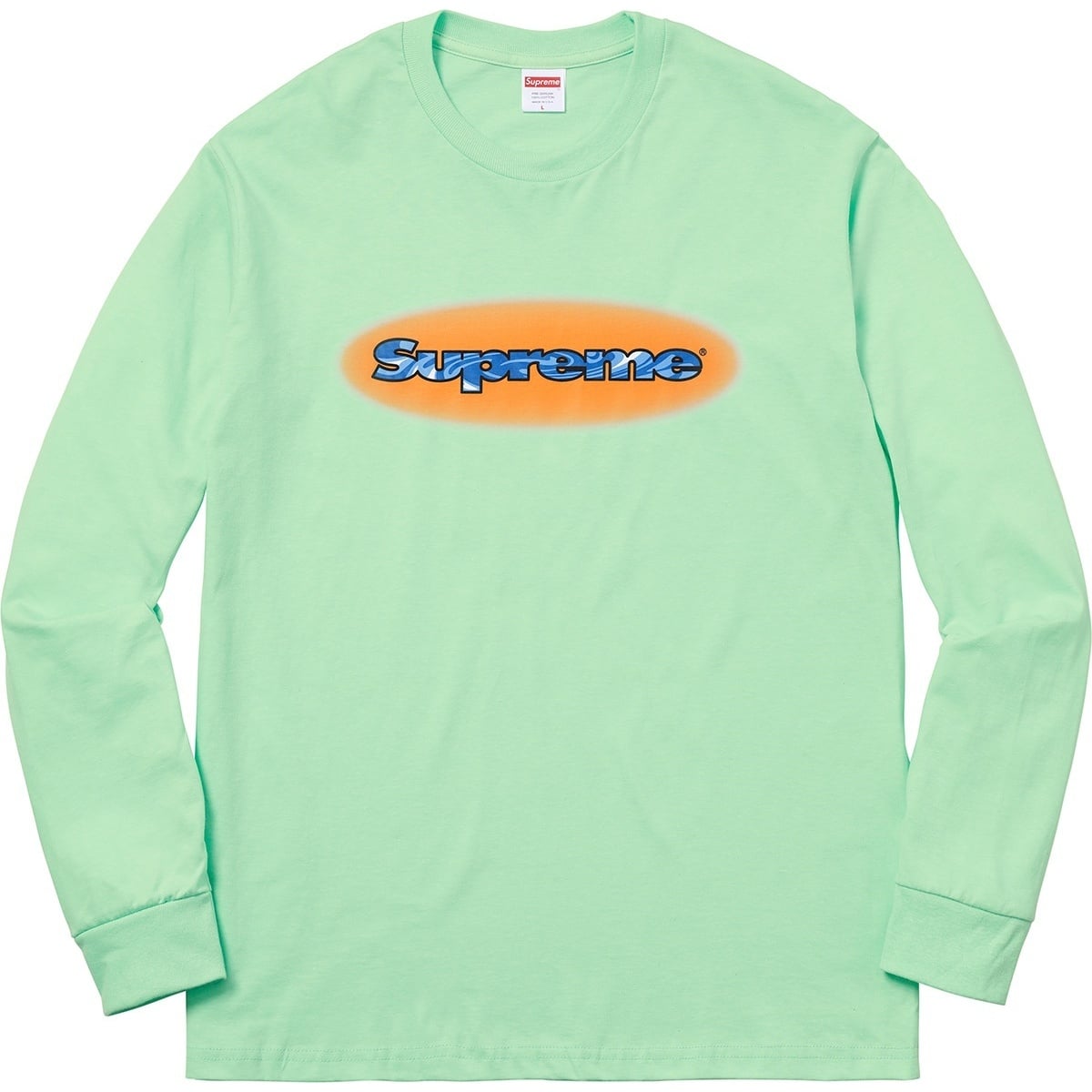 Supreme Ripple L/S Tee (spring/summer 2018) - $44.00