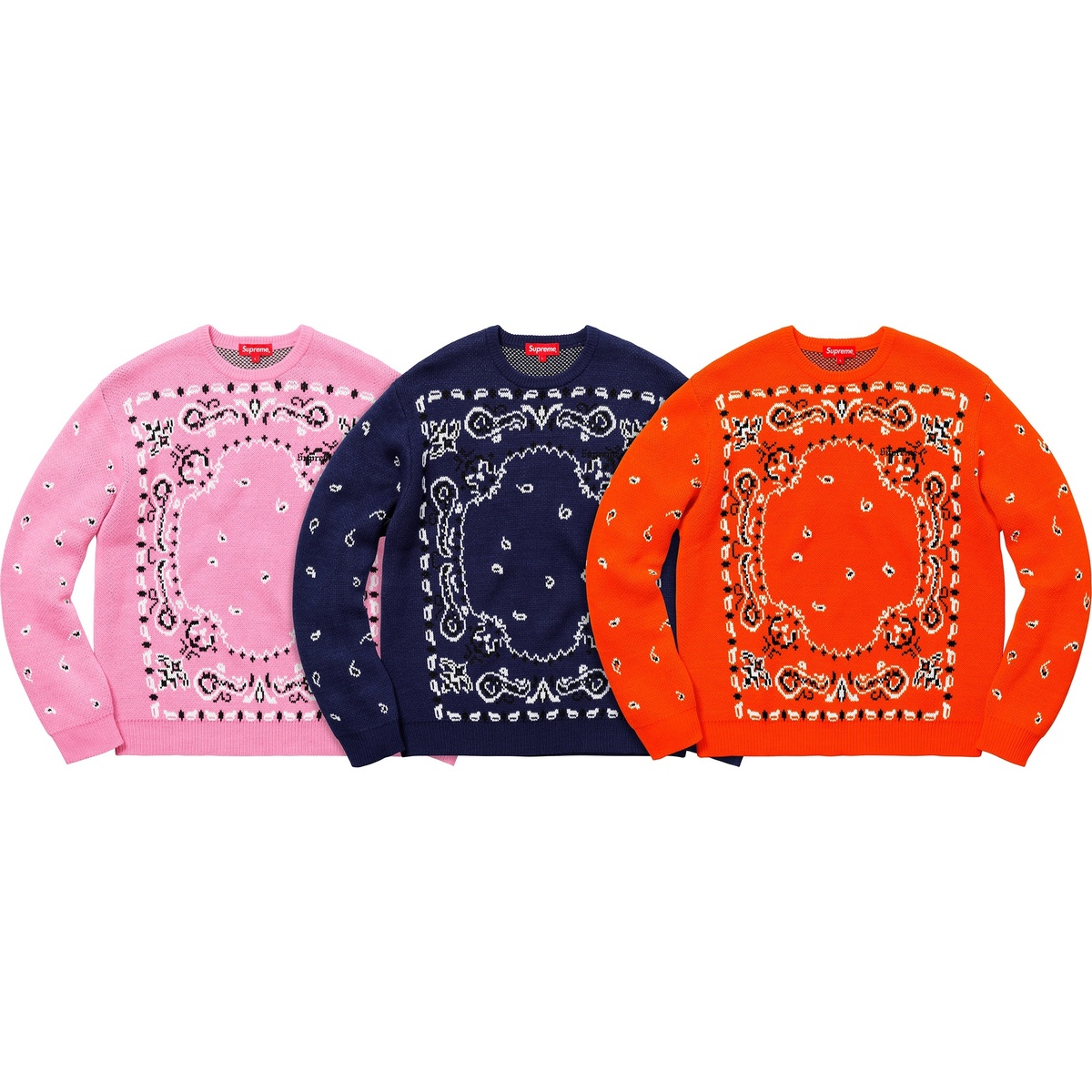 Bandana Sweater - spring/summer 2018 - Supreme