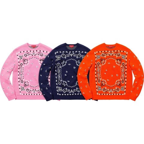 Bandana Sweater - spring/summer 2018 - Supreme