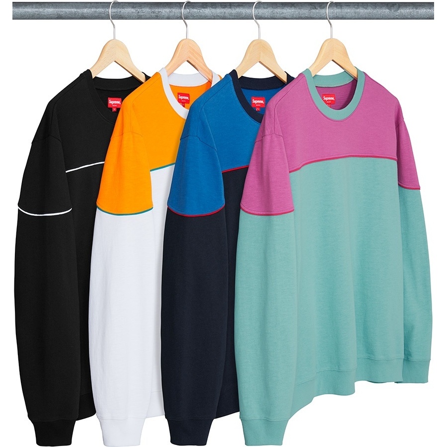 Supreme Yoke Piping L/S Top (spring/summer 2018) - $110.00
