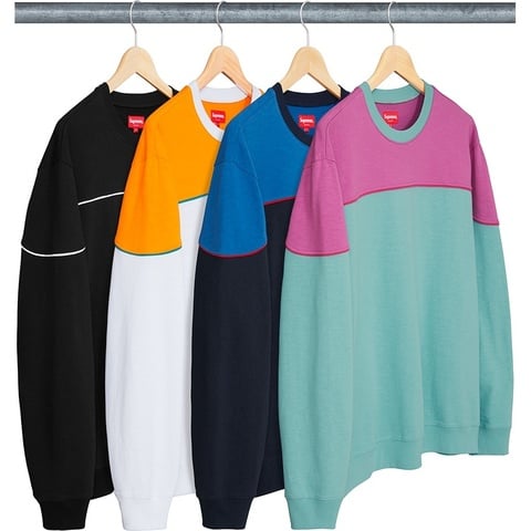 Supreme Yoke Piping L/S Top - $110.00