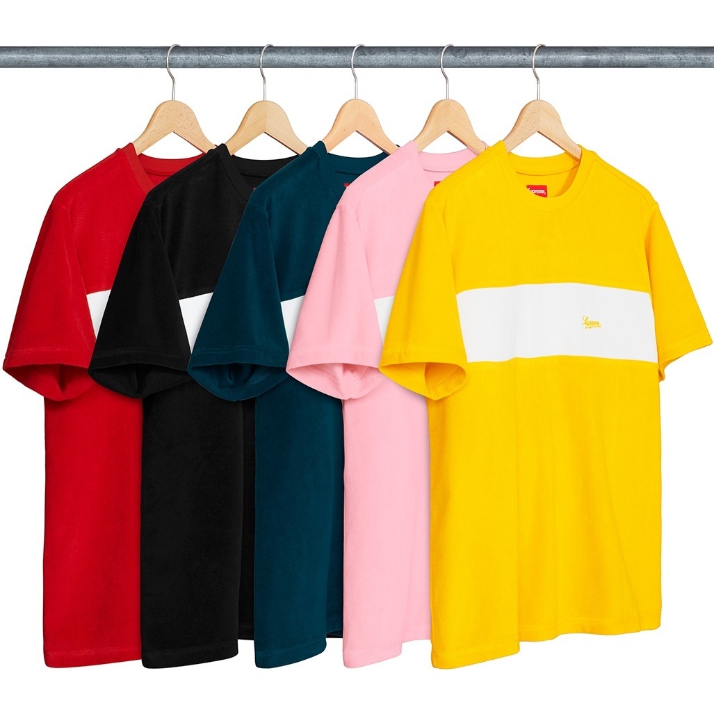 Supreme Chest Stripe Terry Top (spring/summer 2018) - $88.00