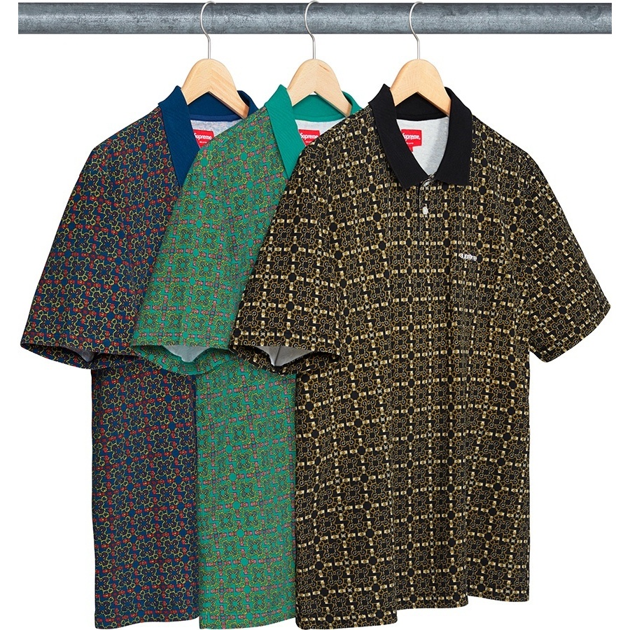 Supreme Bridle Print Polo (spring/summer 2018) - $98.00