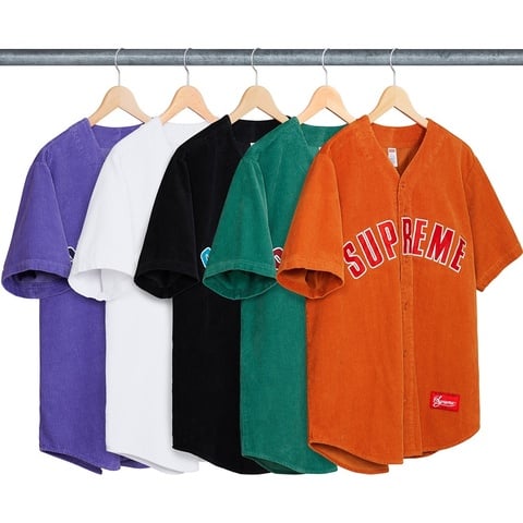 Supreme Corduroy Baseball Jersey - $138.00
