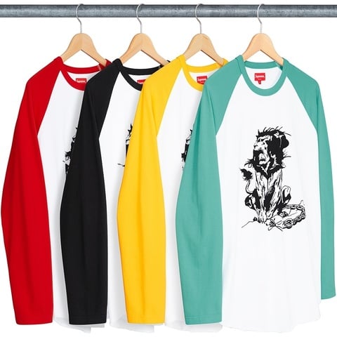 Supreme Lion Raglan Baseball Top - $88.00