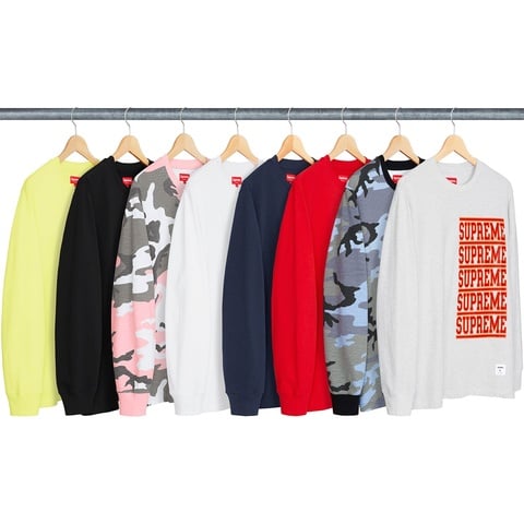 Supreme Stacked L/S Top - $88.00