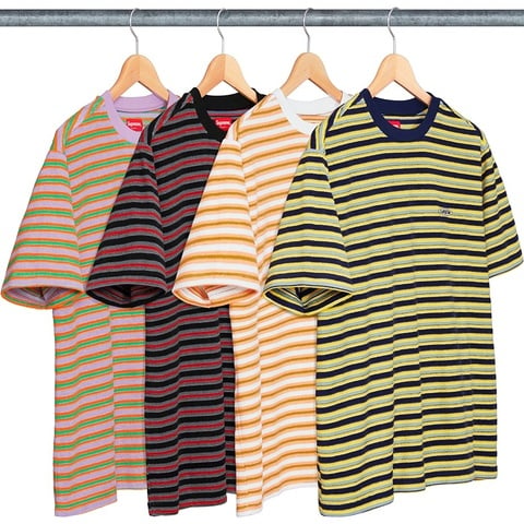 Supreme Multi Stripe Terry Tee - $88.00