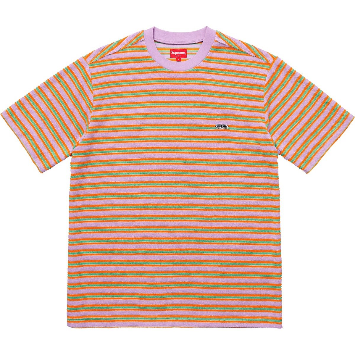 Supreme Multi Stripe Terry Tee (SS18) - $88
