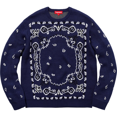 Bandana Sweater - spring/summer 2018 - Supreme
