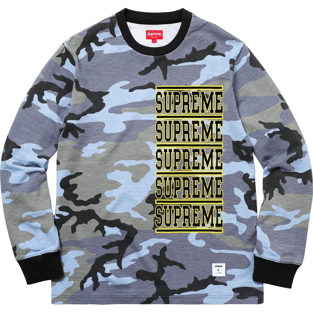 Supreme Stacked L S Top (SS18) - $88