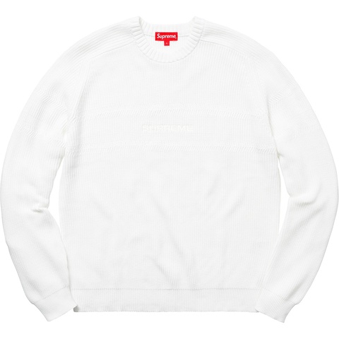 Supreme Chest Stripe Raglan Sweater - Colorway