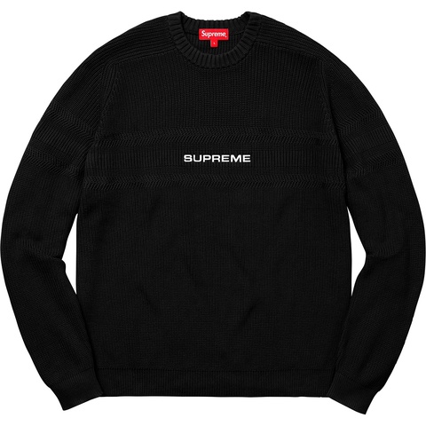 Supreme Chest Stripe Raglan Sweater - Colorway