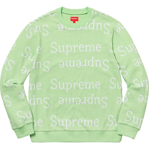 Supreme Jacquard Logo Crewneck - Colorway