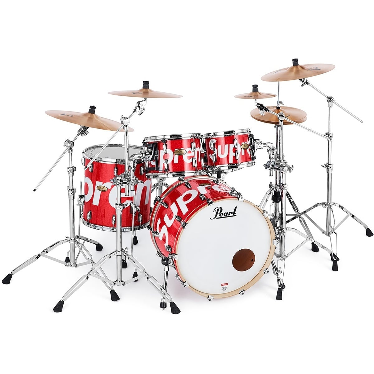 SUPREME BEATS パーカッション サンプリング用CD 4枚組 Supreme®/Pearl® Session Studio Select Drum Set & Zildjian® Cymbals