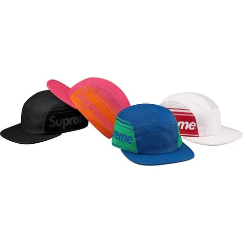 Supreme Raffia Woven Logo Camp Cap - $54.00