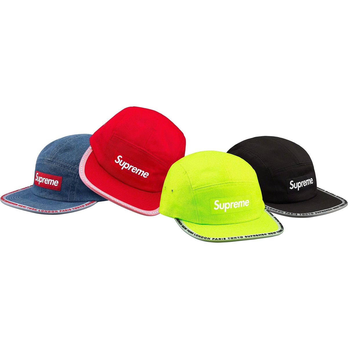 帽子 Supreme Worldwide Visor Tape Camp Cap Worldwide Visor Tape Camp Cap - spring/summer 2019 - Supreme