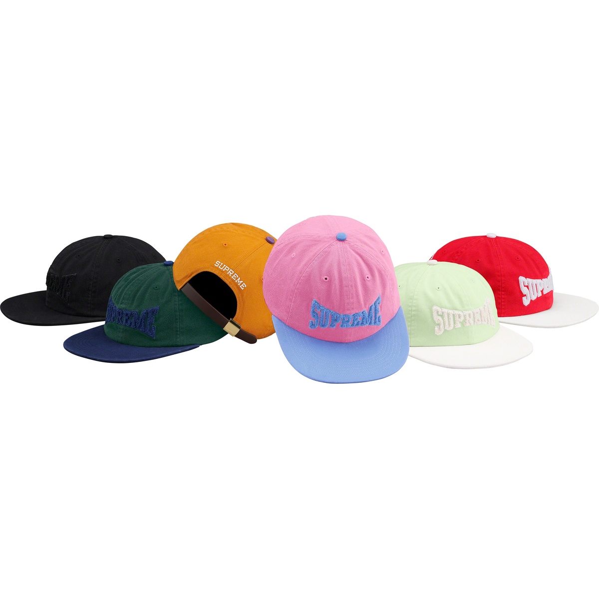 Supreme Chenille Logo 6-Panel (spring/summer 2019) - $48.00