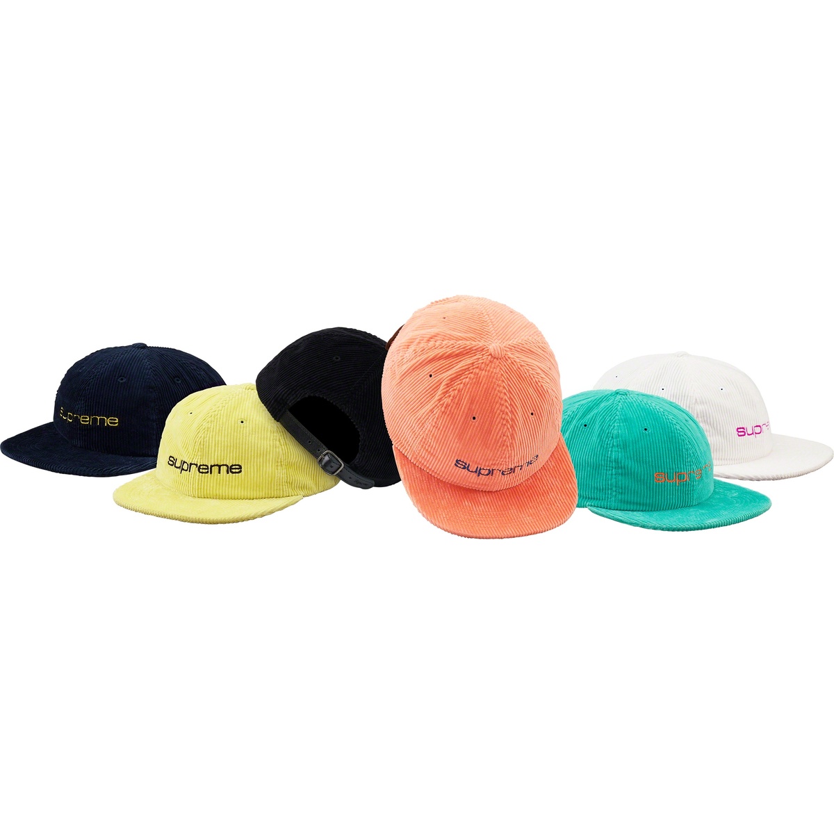 服/ファッション 19ss supreme compact logo corduroy crsher hat Corduroy Compact Logo 6-Panel - spring/summer 2019 - Supreme