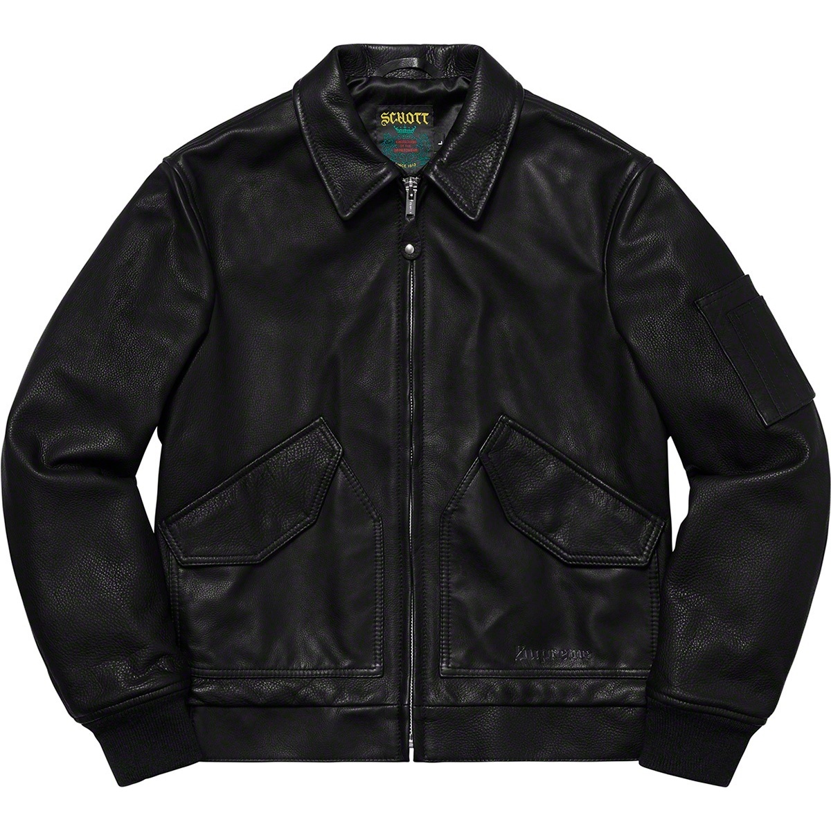 Supreme®/Schott® Leather Tanker Jacket - Supreme