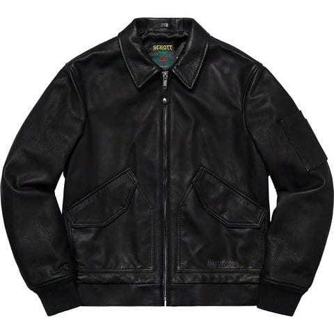 Supreme®/Schott® Leather Tanker Jacket - Supreme