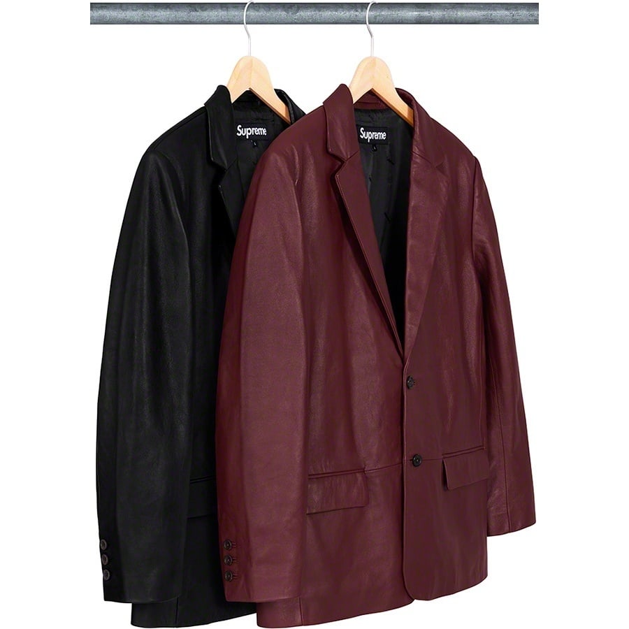 Leather Blazer - spring/summer 2019 - SupremeCommunity