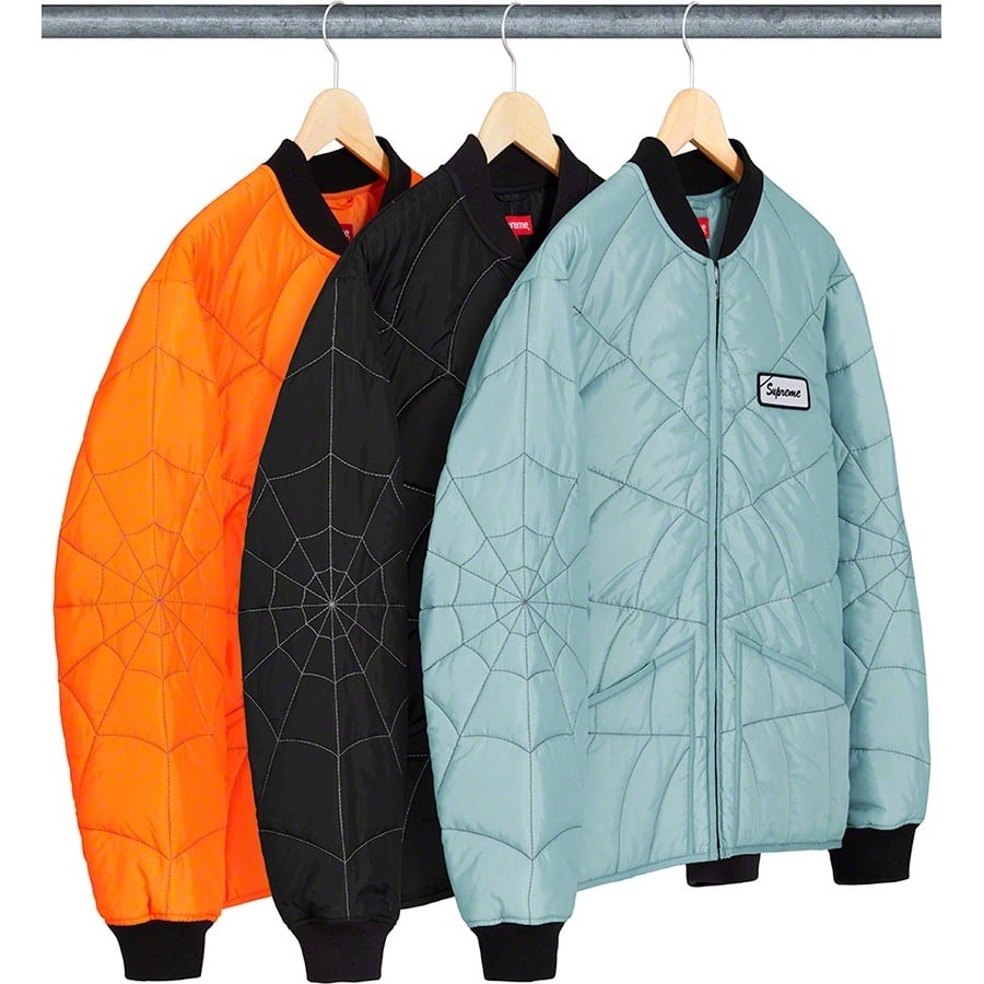Spider Web Quilted Work Jacket - Supreme