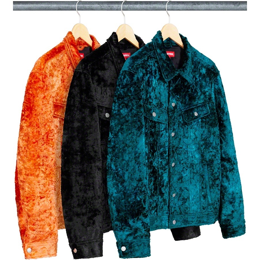 ジャケット・アウター Supreme Fuzzy Pile Trucker Jacket Fuzzy Pile Trucker Jacket - spring/summer 2019 - Supreme
