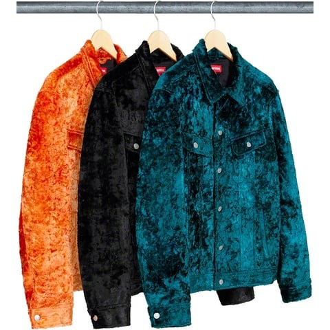 ジャケット・アウター Supreme Fuzzy Pile Trucker Jacket Fuzzy Pile Trucker Jacket - spring/summer 2019 - Supreme